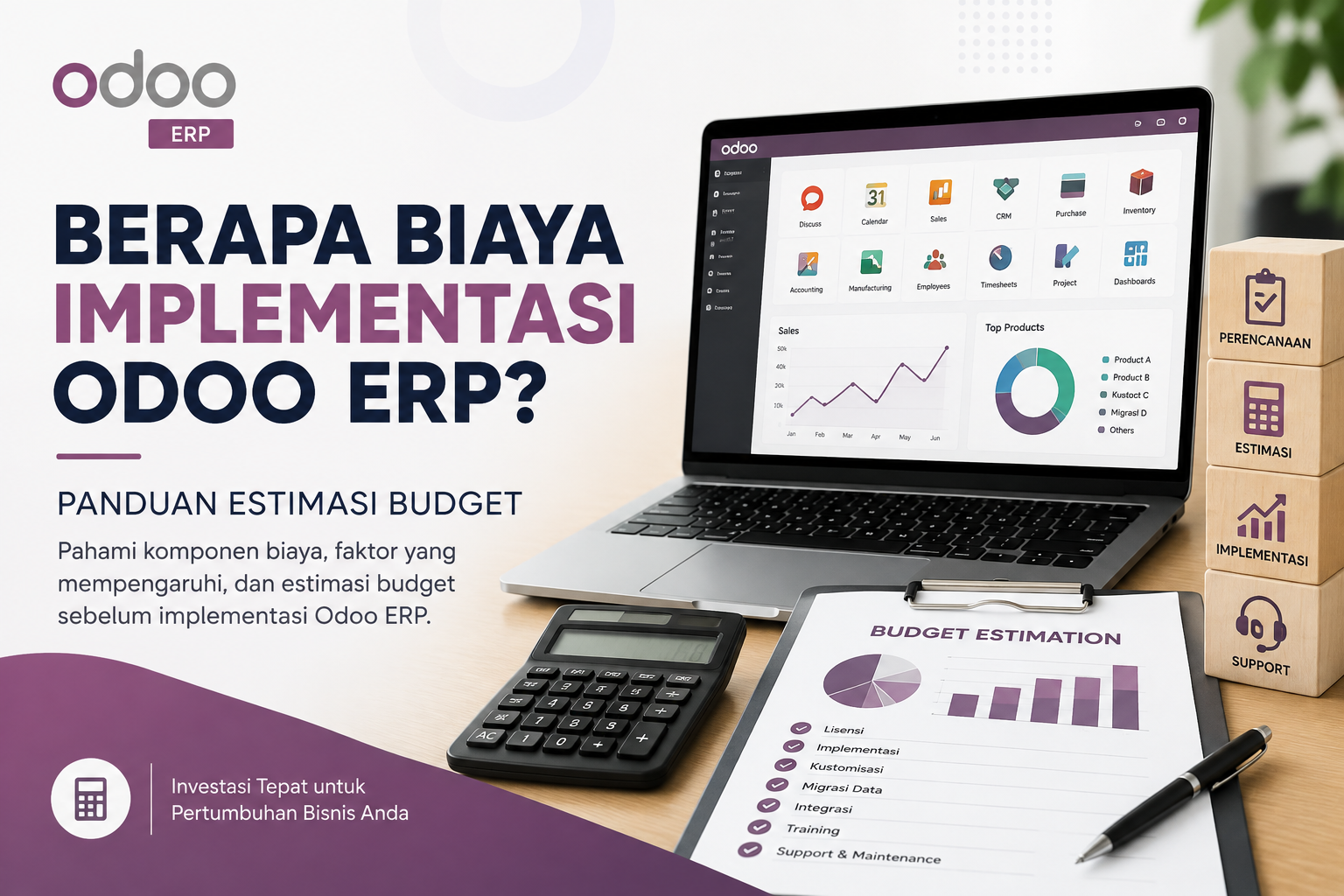 Berapa Biaya Implementasi Odoo ERP? Panduan Estimasi Budget